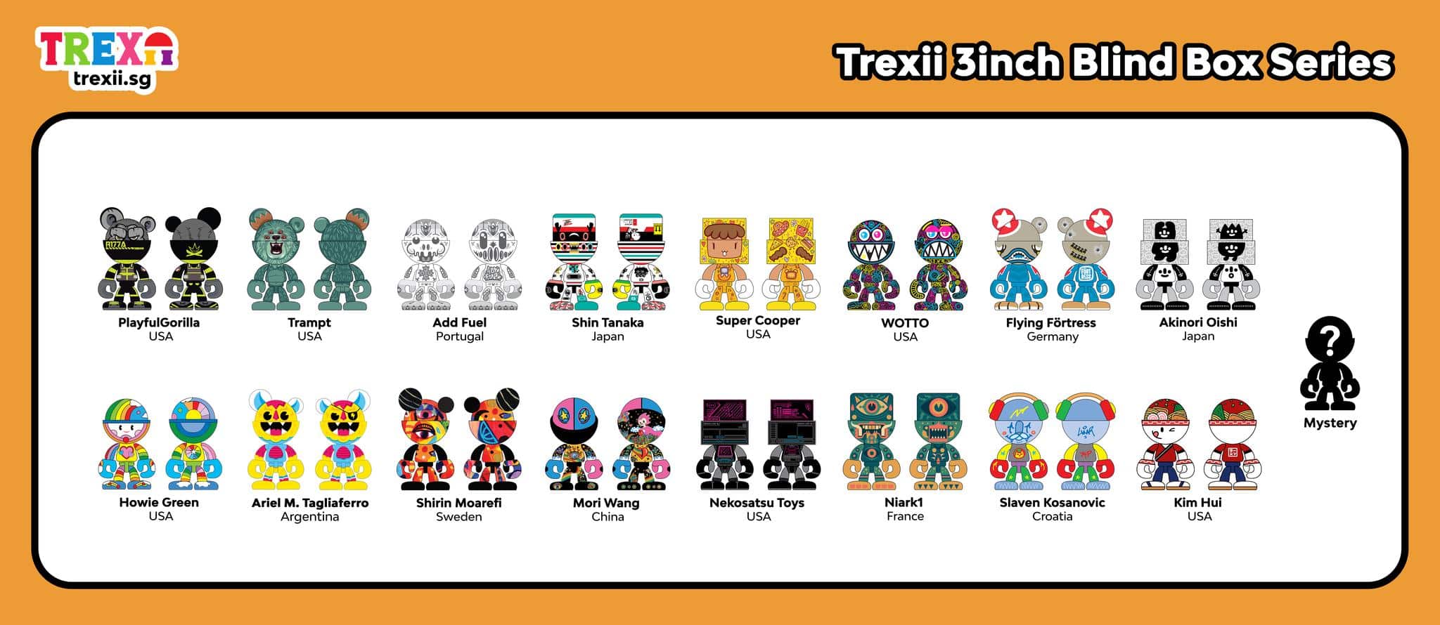 Trexii Blind Box Series 1 - web (1)